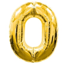 0 Rakamlı Folyo Balon Gold Renk 40 İnç 5691 256
