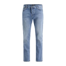 Jack & Jones Jack Jones Extra Konfor Dar Paça Erkek Kot Pantolon 12289824 Mavi