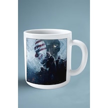 Payday Oyun Baskılı Kupa Bardak Çift Taraflı Baskı Kişiye Özel Model 4 Çok Renkli