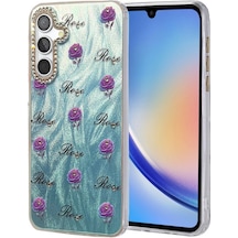 Samsung Galaxy A34 5g Kılıf Blade Aynalı Desenli Kapak - Desen 9