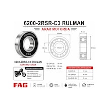 6200-2rsr-c3 Rulman-bilya Fag - Arr6200fag