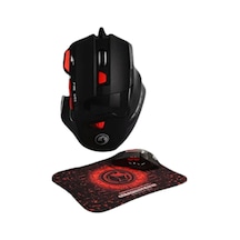 Gaming Mouse Mousepad Seti 3 Dpı Ayarı Ve Led Işıklı Ergonomik Yapı Diğer