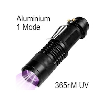 Ultra Violet Led El Feneri Blacklight Işık 395/365nm Muayene Lambası Meşale Işığı Uv Lamba Zumlanabilir 3 Modu Ultraviyole Lamba 365nm Uv Torch Siyah
