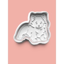Samoyed Köpek Figürü Kurabiye Kalıbı Ve Şeker Hamuru Kalıbı
