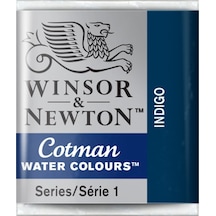Winsor Newton Cotman Sulu Boya Yarım Tablet İndigo 322