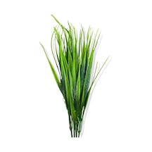 Cihan Çiçekçilik Yapay Yeşil Saz Demeti 25 Cm Beyaz- Yeşil