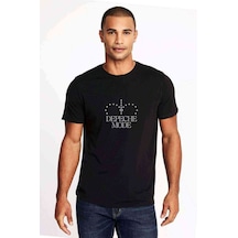 Depeche Mode Baskılı Siyah Erkek Tshirt (528651196)