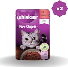 Whiskas Pure Delıght Yaş Mama Poşet Sığırlı 85 Gr - 2 Adet