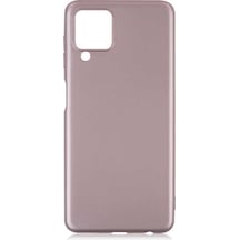 Kilifone - Samsung Uyumlu Galaxy M32 - Kılıf Mat Renkli Esnek Premier Silikon Kapak - Rose Gold