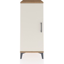 Hyperion Komodin Tek Raflı Tek Kapaklı 44x44x106 Çam-aytaşı Çam