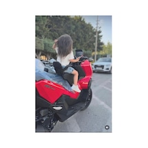 Adv Motosiklet Çocuk Koltuğu,2-8 Yaş Arası, Siyah Deri, Kolsuz, Sök-tak, li