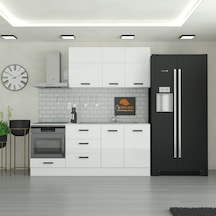 210 Cm Mutfak Dolabı Mdf Kapak Tezgah Dahil Yrkn210 97 Beyaz 210 Cm Mutfak Dolabı Mdf Kapak Tezgah Dahil Yrkn210 97 Beyaz