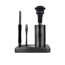 E50 Ironman Pro X Max - Titanyum Seri Black Çantalı Nargile Takımı