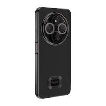 Zore Redmi 14c 4g Kılıf Kamera Korumalı Logo Gösteren Ogaa Omega Kapak - Siyah