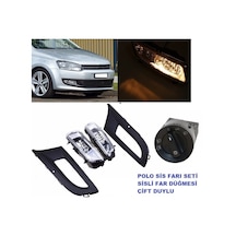Space Vw Polo 6r Sis Lambası Farı Ve Far Sis Anahtarı Çift Duylu Çerçeveli 2009 / 2014