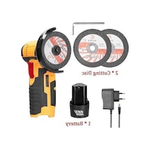 Ganzhoushop Taşlama Şarj Mini Lityum İnç Fonksiyonlu Çok Amaçlı Ambition Açılı 3 Tt Akülü Avuç Taşlama Makinesi