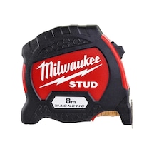 Milwaukee T4932471627 Şerit Metre Stud Manyetik Metre Gen 2 8m