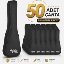 Midex Cs-26a-50x Tenör Ukulele Çantası 50'li Paket Kaliteli Siyah Kılıf 50 Adet