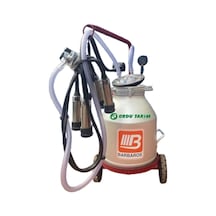 Bartech C30 Yağlı Sistem Tek Sağım 30 Lt Alüminyum Güğüm Süt Sağım Makinası