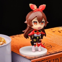 Genshin Impact Amber Mini Figür - 10 Cm Koleksiyonluk Anime Figürü
