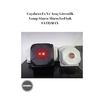 Caydırıcı Ev Ve Araç Güvenlik Yanıp Sönen Alarm Led Işık Siyah