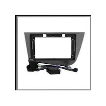 Govimaks Seat Altea 2004-2014/toledo 2006-2009 Uyumlu 9 Inc Füme Androıd Multimedya Çerçevesi-soket-canbus