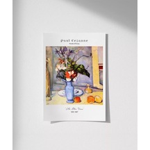 Çerçevesiz Poster Paul Cézanne Mavi Vazo 2