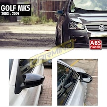 Vw Golf 5 Batman Yarasa Ayna Kapağı Piano Black 2003-2009