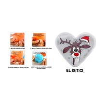 Kalpli Geyikli Cep Sobası,el Isıtıcı,sıcak Su Torbası Pvc Beyaz