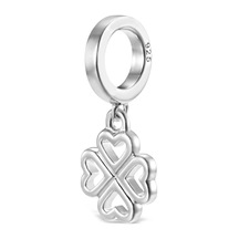 Nur Silver Sallantılı Yonca Gümüş Charm Nur-bl00186