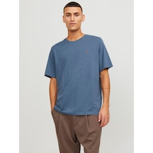 Jack & Jones Jjepaulos Tee Ss Crew Neck Noos Erkek T-shirt-27876-mavi Mavi