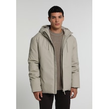 Colin's Colins Regular Fit Kapüşonlu Fermuarlı Astarlı Erkek Bej Mont Cl1082944 Q1.v1 Lbg Light Beige