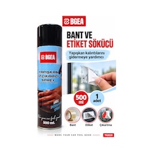 Bgea Bant Ve Etiket Sökücü 500 Ml Yapışkan İz Çıkarıcı Aerosol Sprey