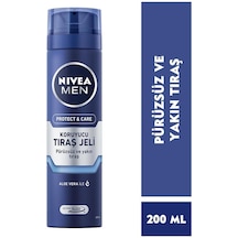 Men Erkek Tıraş Jeli Protect&care 200ml, Aloevera, Pürüzsüz Tıraş, Cildi Kesik Ve Sıyrıklardan