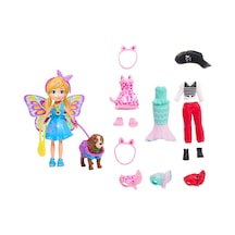 Mattel Polly Pocket ve Hayvan Dostu Kostüm Giyiyor Oyun Seti (GDM15)