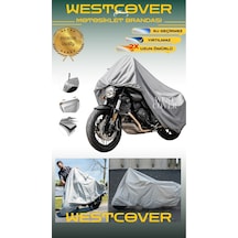 Ktm 890 Adventure R Motosiklet Koruma Örtüsü Brandası Su Geçirmez Gri Renk
