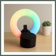 Bezos Bluetooth Mini Hoparlör Usb Şarjlı Led Işıklı Telefon Tutucu Bzstk