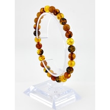 Kehribar Bileklik Kure Tasarım Ambergold Blk23-92 Çok Renkli
