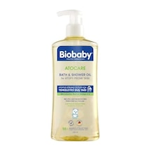 Biobaby Atocare Duş Yağı 500 Ml Atopiye Eğilimli Bebek Ciltleri İçin, Seramid Kompleksli, Omega 3-6, Yulaf Ekstresi Ve Prebiyotik İçerikli Temizleyici Yağ 000 Açık Krem