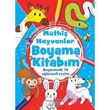 Müthiş Hayvanlar Boyama Kitabım- İş Bankası Kültür Yayınları