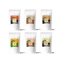 Dünya Kahveleri 6 Çeşit X 100 Gr - Arabica - / Brezilya Santos/endonezya/etiyopya Sidamo/etiyopya Yirgacheffe/guatema Aeropress