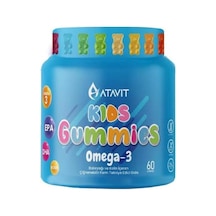 Kids Gummies Omega-3 Balık Yağı, 60 Çiğnenebilir Form
