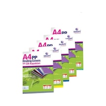 Mapi Cilt Kapağı 350 Mikron A4 Buzlu Şeffaf 50 Li Paket 869543004