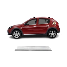 Dacia Sandero Krom Cam Çıtası 4Parça 2007-2012 Arası P.Çelik