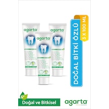 3 Adet Doğal Florürsüz Bitki Özlü Diş Macunu 100 Ml