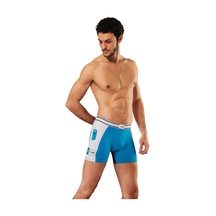 Hmd 308 3'lü Lycralı Cotton Erkek Boxer Külot - Aqua Mavi