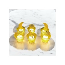 Tr Dekoratif Led Mum - 3 Model 6 Lı Led Işık Mumluk Aksesuar Diğer