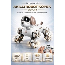Neodog Robot Köpek Merdiven Çıkabilen Büyük Beyaz Karışık