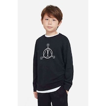 Tshirthane At The Disco Patd Logo Baskılı Unisex Çocuk Siyah Sweatshirt Siyah