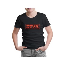 Super Junior - Devil Siyah Çocuk Tshirt